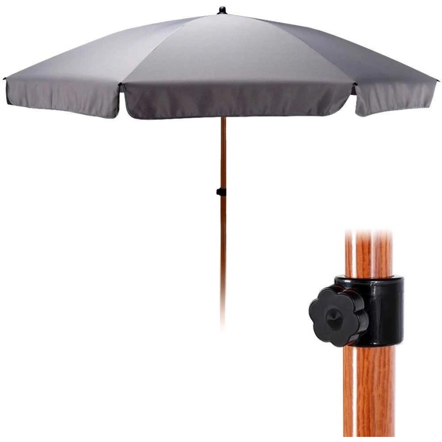 ProGarden Gray Adjustable Garden Umbrella 200 cm – 4