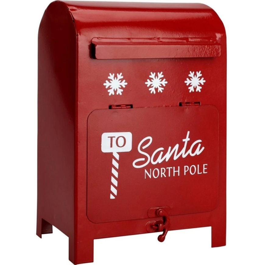 Home Styling Collection Santa Claus Mailbox for Letters, 15 x 23 cm