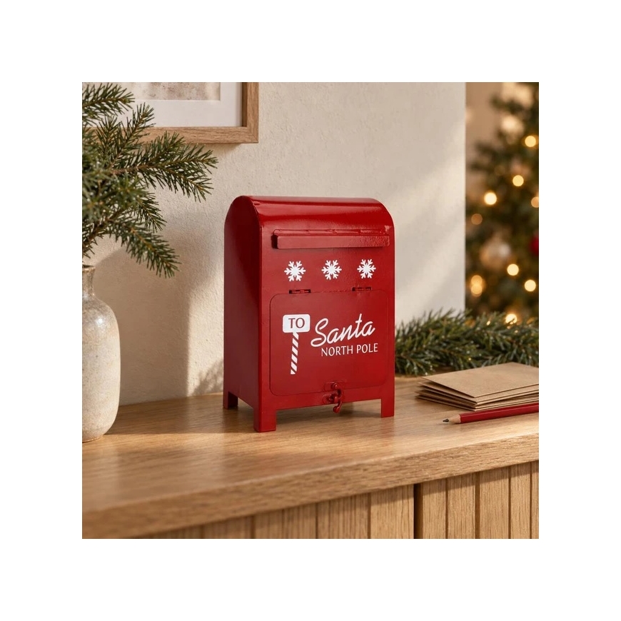Home Styling Collection Santa Claus Mailbox for Letters, 15 x 23 cm – 2