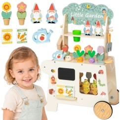 Tooky Toys TOOKY TOY Montessori puidust aiakäru 57 tk