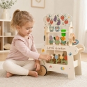 Tooky Toys TOOKY TOY Montesorija koka dārza rati 57 gab.