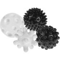 AM Tullo Tullo hulku pallid beebidele 4tk must-valge 6-7cm 805