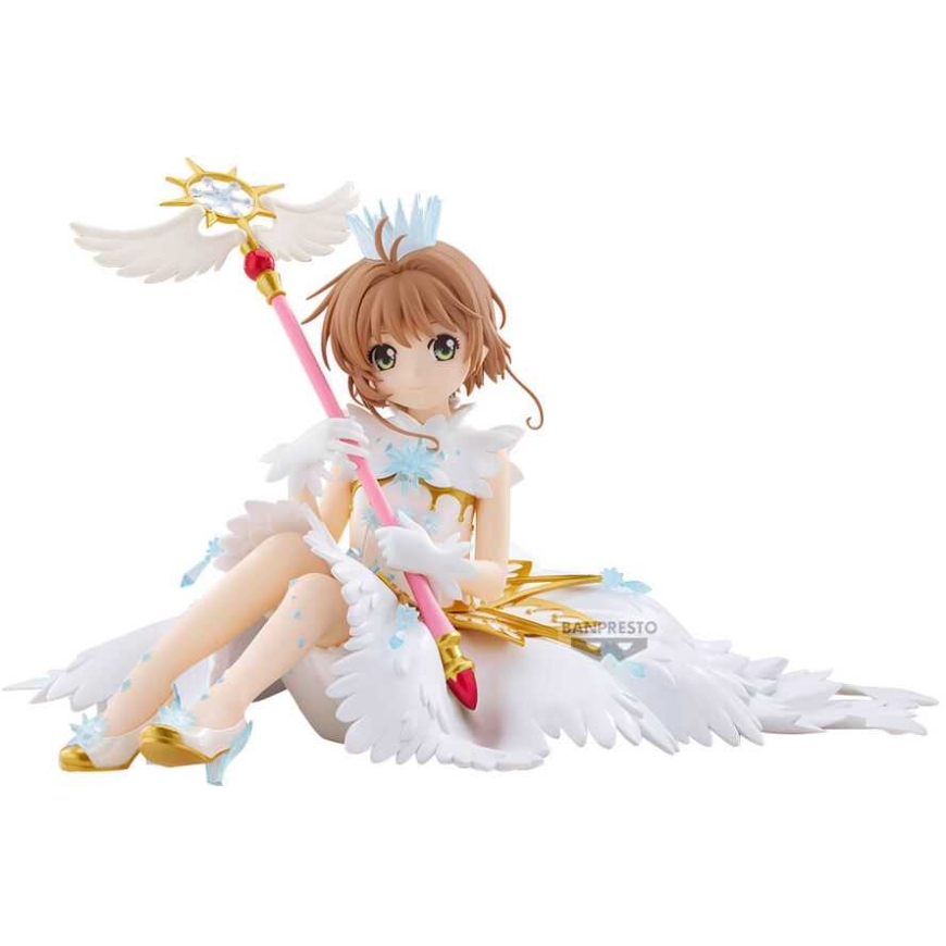 Banpresto Cardcaptor Sakura Clear Card Sakura Kinomoto -figuuri 14 cm