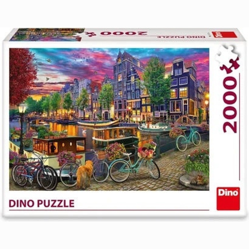 Dino pusle 2000 tükki: Joonistatud Amsterdam