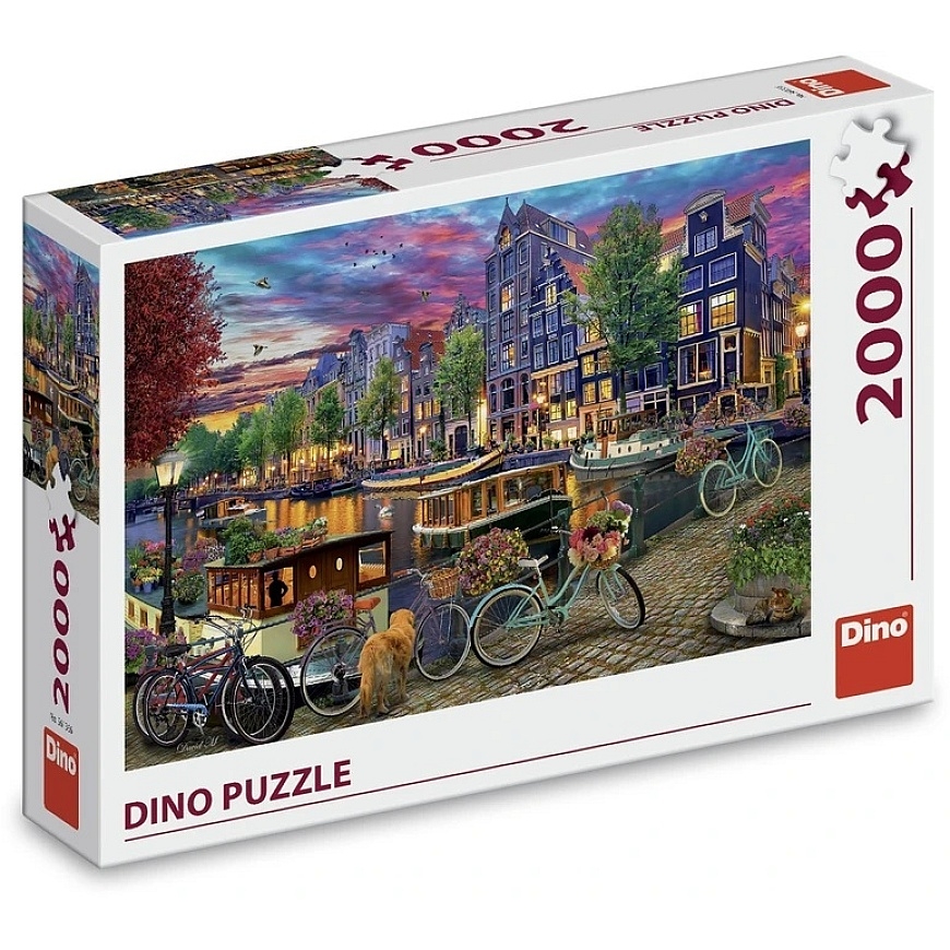 Dino dėlionė 2000 dalių: Nutapytas Amsterdamas – 2