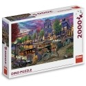 Dino Puzzle 2000 Pieces: Painted Amsterdam Dino Puzzle 2000 Pieces: Painted Amsterdam
