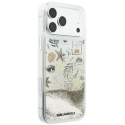 Karl Lagerfeld Liquid Glitter Beach & Sand -kuori iPhone 17 Pro Max / 18 Pro Max -malleille - ruskean keltainen Karl Lagerfeld Liquid Glitter Beach & Sand -kuori iPhone 17 Pro Max / 18 Pro Max -malleille - ruskean keltainen