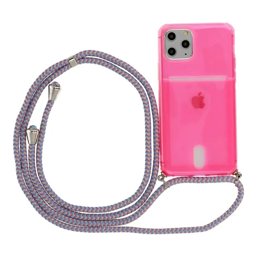 STRAP Fluo phone case for iPhone 12 mini pink – 3