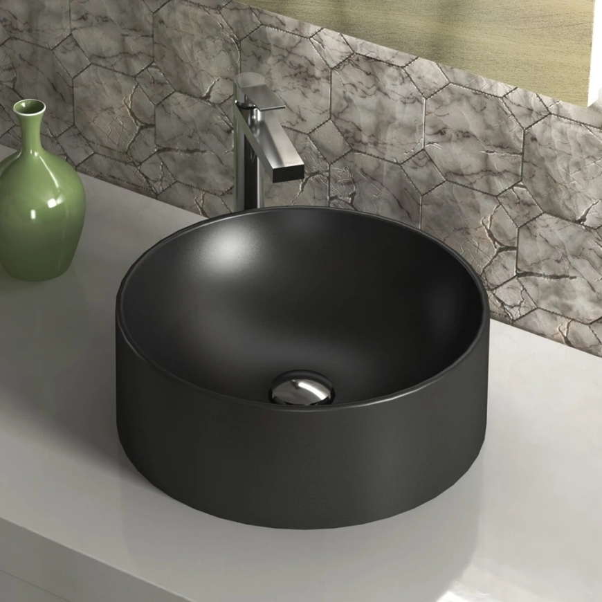 Compotexa Granito vannit sink Fabela BQR40-601, must