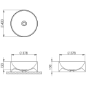 Compotexa Granito vannas izlietne Fabela BQR40-601, melna Compotexa Granito vannas izlietne Fabela BQR40-601, melna