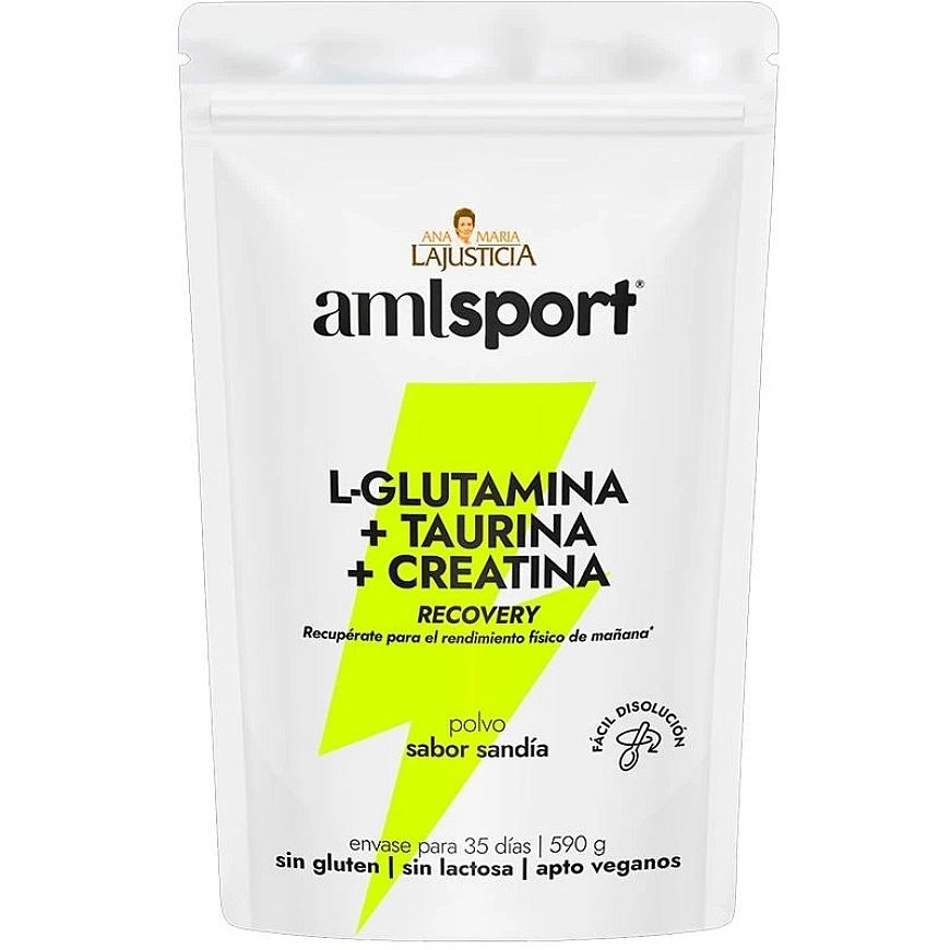 Ana Maria Lajusticia L-GLUTAMINE + TAURINE + CREATINE vesimelonin maku 590 g