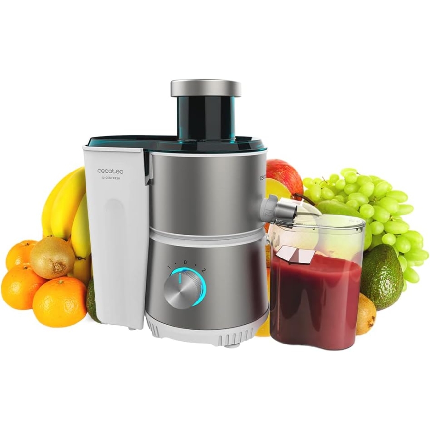 Cecotec | Orbitaalne mahlapress | Juice&Fresh 400 Titan White | Tüüp – 2