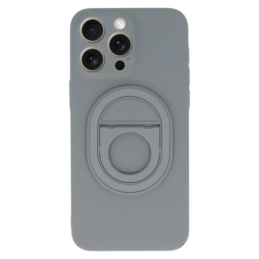 Tel Protect Magnetic Elipse phone case for iPhone 15 Pro Max gray – 2