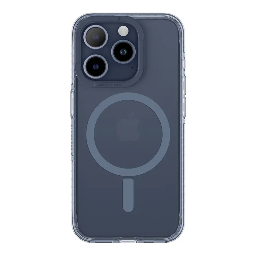 Amazing Thing Titan Pro чехол с поддержкой MagSafe для телефона iPhone 15 Pro Max синий – 2