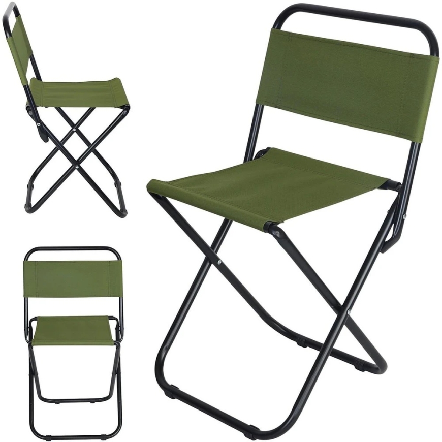 Enero Camp Folding Tourist Chair 35x28x58 cm Green – 2