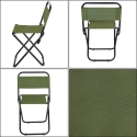 Enero Camp Folding Tourist Chair 35x28x58 cm Green Enero Camp Folding Tourist Chair 35x28x58 cm Green
