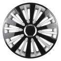 Колпак колеса FALCON 14", чёрно-серебристый