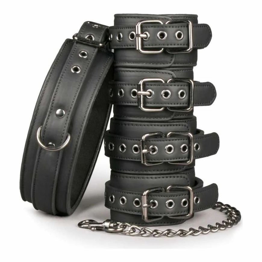 Easytoys Kätkme, kätkme, kett, kaelarihm, bdsm aksessuaarid
