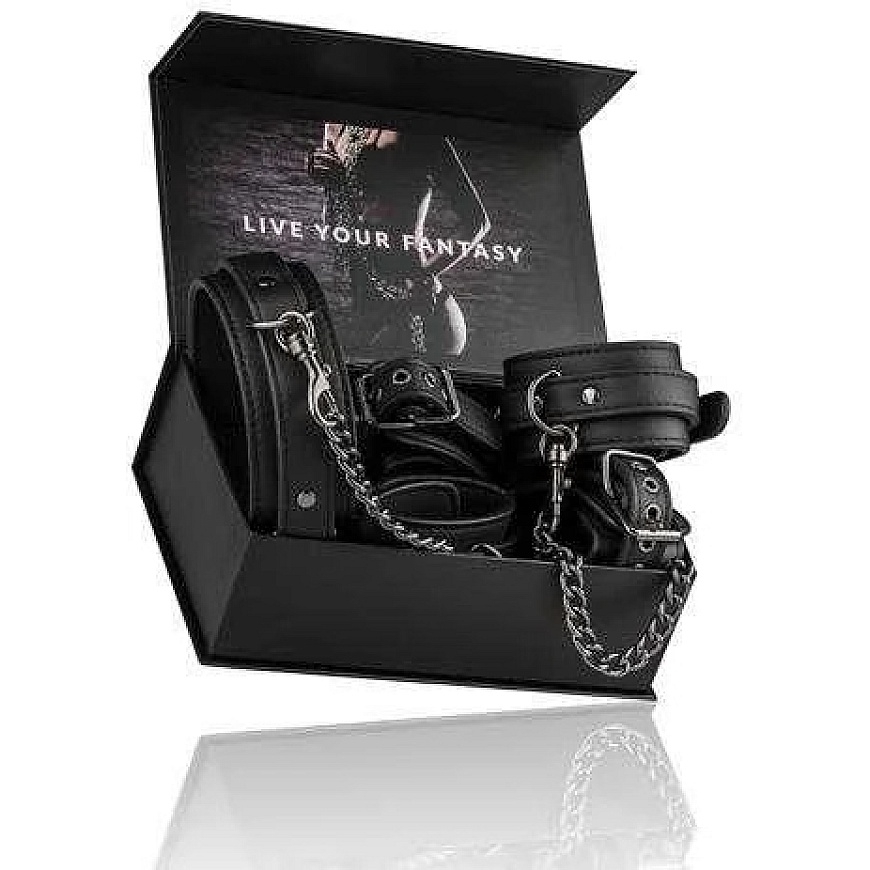 Easytoys Kätkme, kätkme, kett, kaelarihm, bdsm aksessuaarid – 2