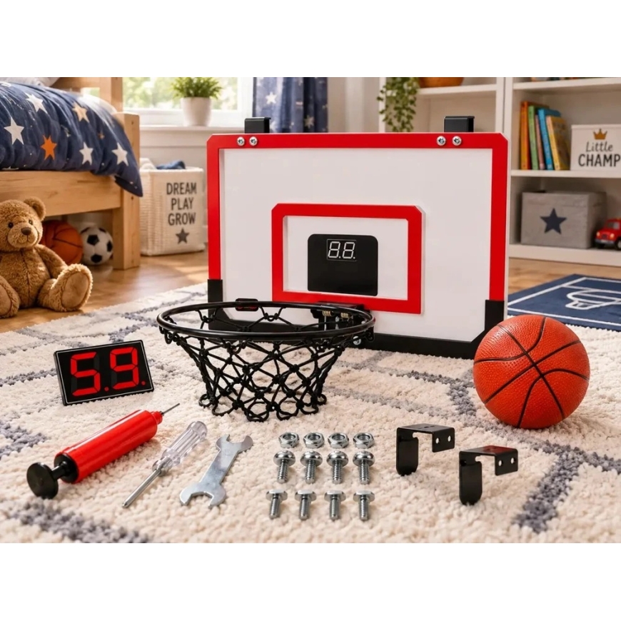 ExtraLink | Electric Basketball Hoop with Rim | + Counter (EX.82900) – 2