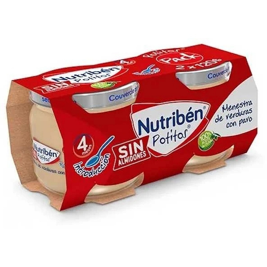 Nutriben Bipack Įvadinės daržovės su kalakutiena 120g