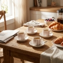 Zeller Espresso puodelių su lėkštelėmis rinkinys, 70 ml Zeller Espresso puodelių su lėkštelėmis rinkinys, 70 ml