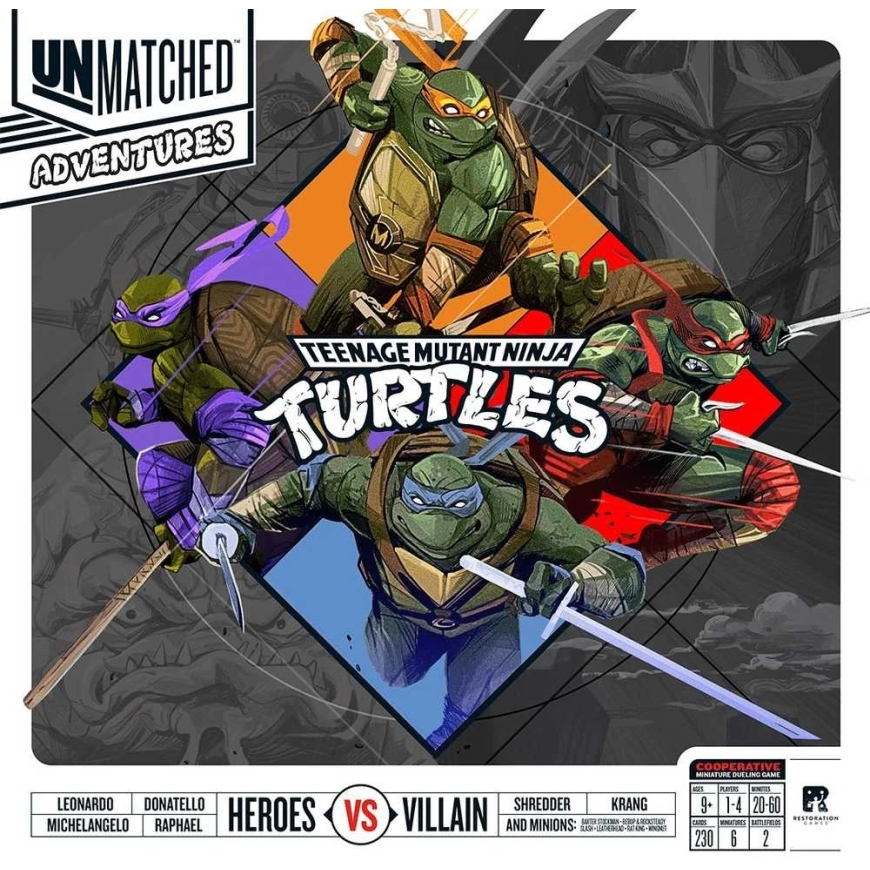 Iello Unmatched Adventures: Teenage Mutant Ninja Turtles
