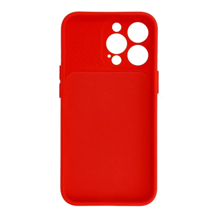 Camshield Soft telefoni ümbris iPhone 13 Pro Max punane (kaamera kaitsega) – 3