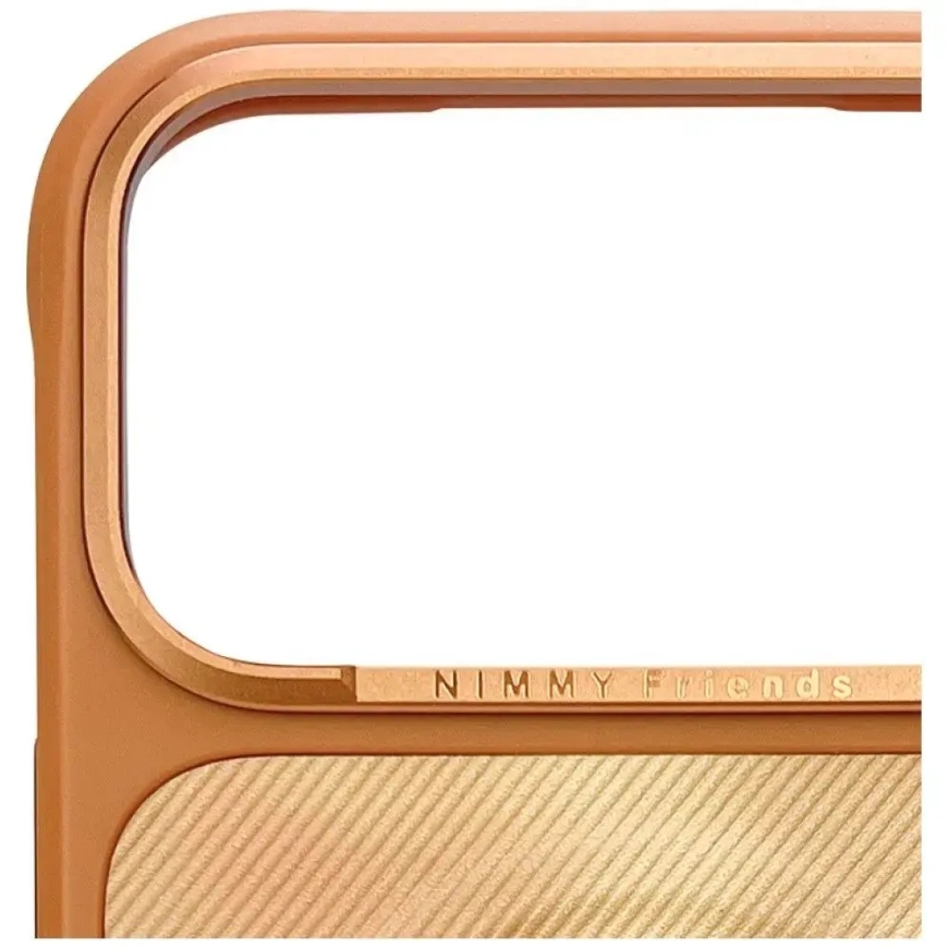 NIMMY dėklas GENTLE PETS SERIES DOG suderinamas su MagSafe IPHONE 18 Pro Max/17 Pro Max oranžinė