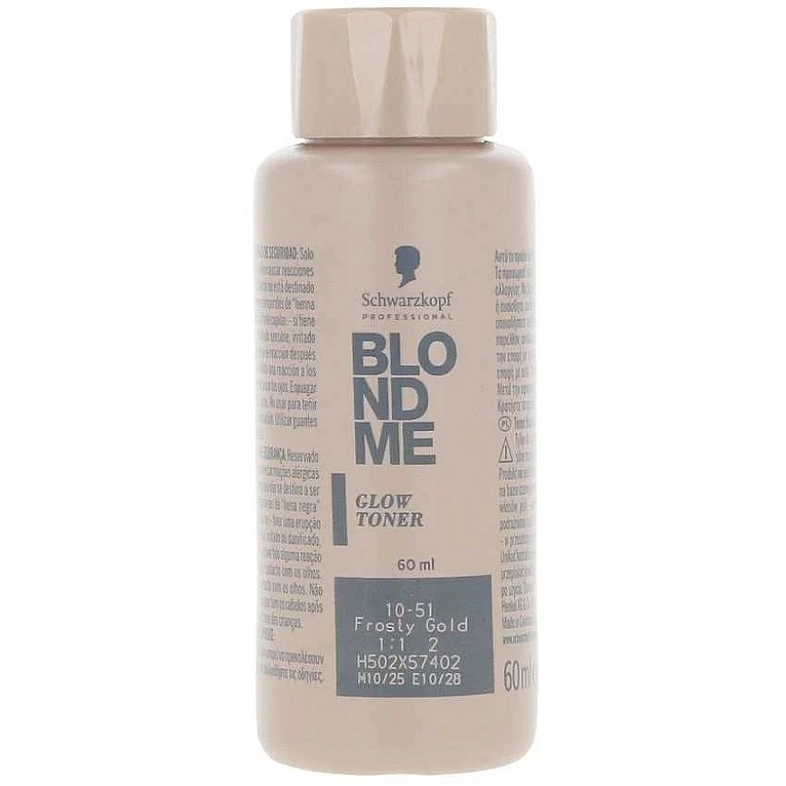 Schwarzkopf Blondme auksinio blizgesio tonikas 10-51, 60 ml