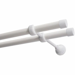 Decastyl Dviguba karnisas FI 19 mm baltas 160 cm LUNA KOWALSKI