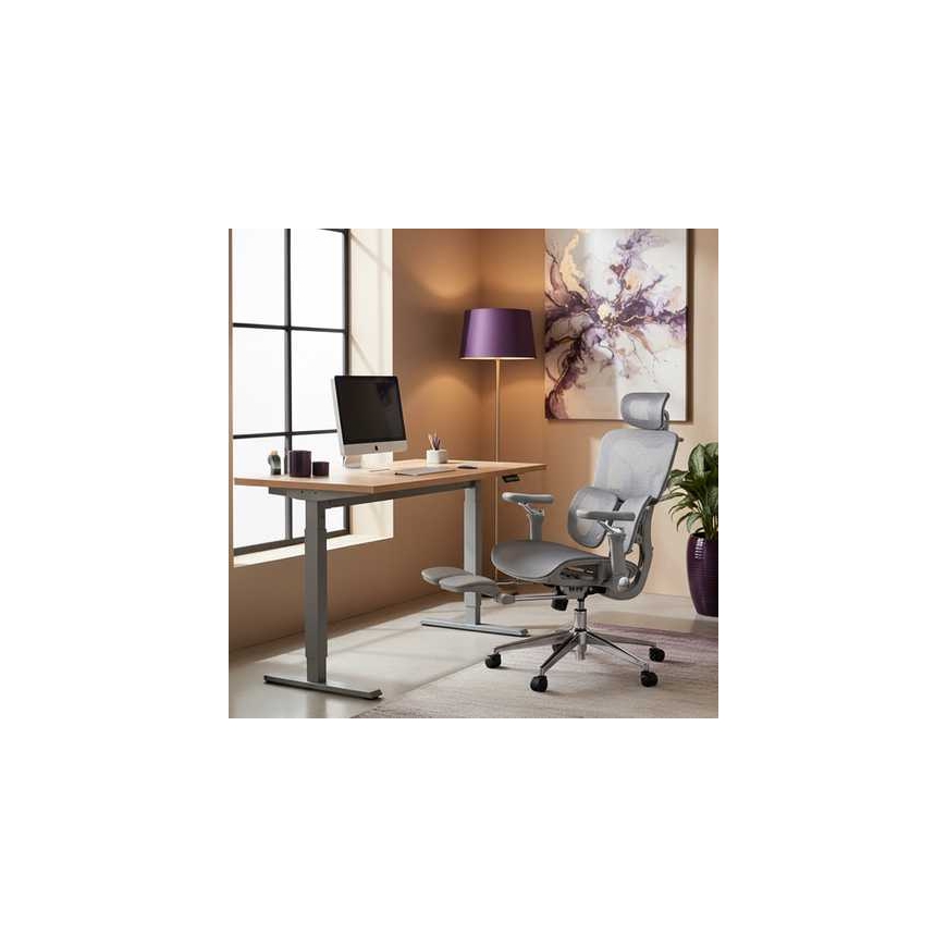 Spacetronik Reguliuojama biuro kėdė 6D SPRINGO-02 pilka SPC-S – 2