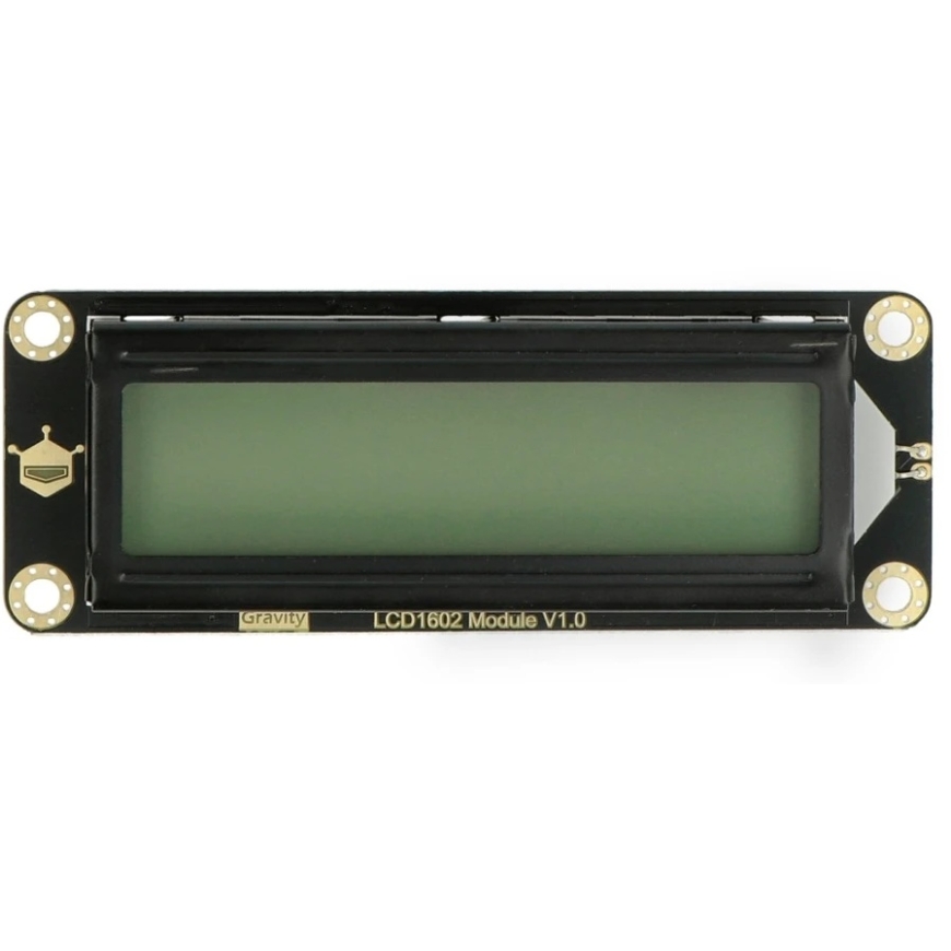 DFRobot Gravity - 2x16 I2C LCD näyttö - vihreä – 2