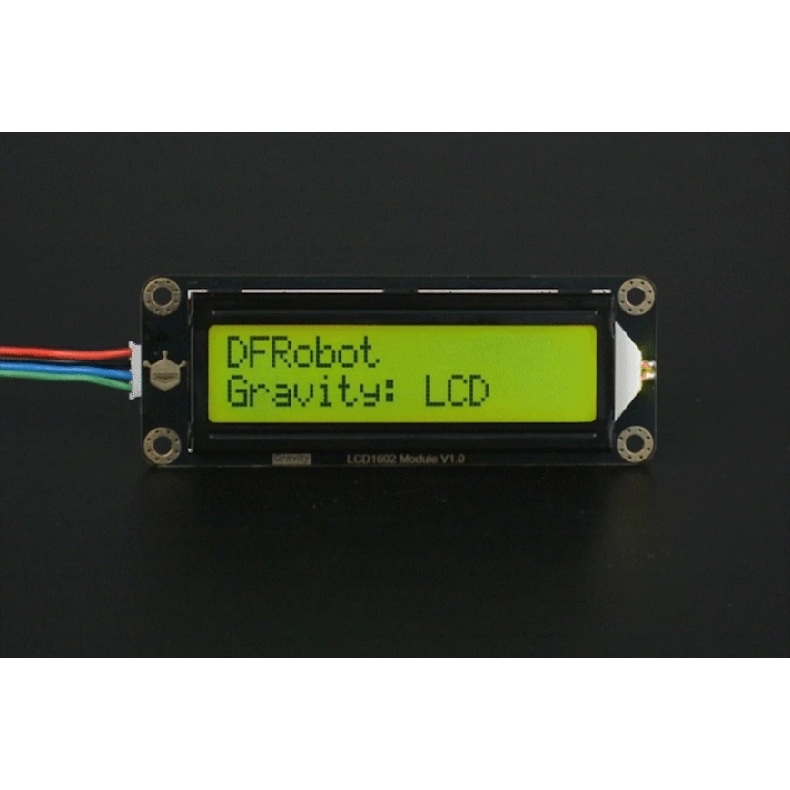 DFRobot Gravity - 2x16 I2C LCD ekranas - žalias – 5