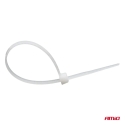 Spaustukai balti 2.5×200mm 100 vnt. AMIO-04307