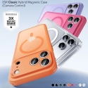 ESR Classic Hybrid telefono dėklas su MagSafe palaikymu iPhone 17 Pro Max oranžinis ESR Classic Hybrid telefono dėklas su MagSafe palaikymu iPhone 17 Pro Max oranžinis