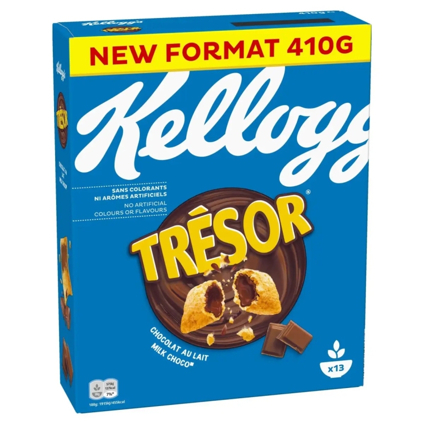 KELLOGG'S Tresor piena šokolāde, 410g