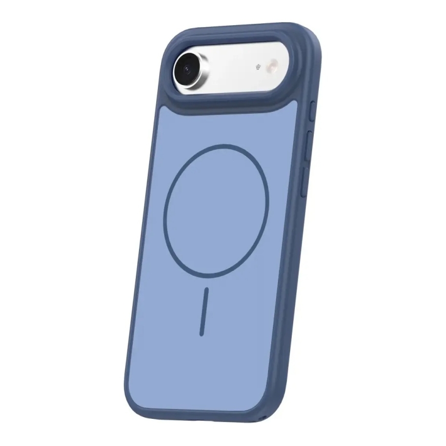 Frame Thin Mag telefono dėklas su MagSafe palaikymu iPhone 17 Air mėlynas – 2