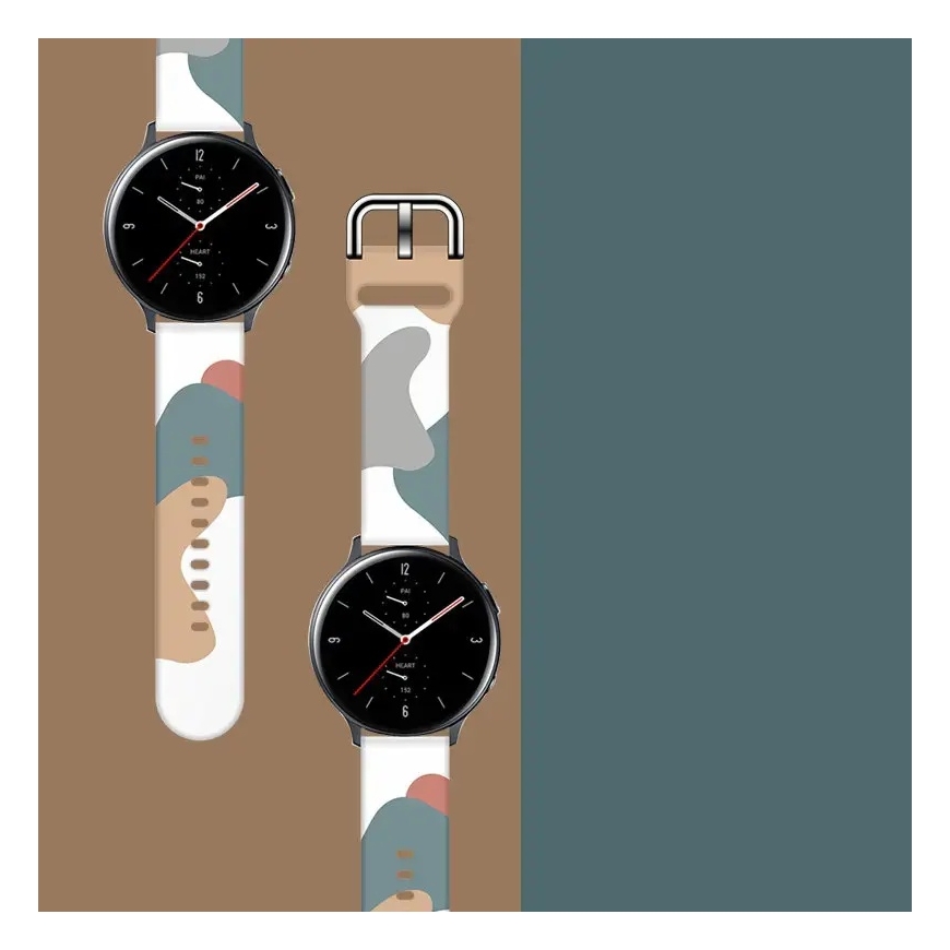 Moro älykellohihna Samsung Galaxy Watchille (45/46/47 mm) | Silikon | sateenkaari – 3