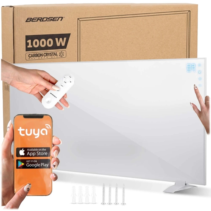 Infrapuna küttesüsteem infrapuna 1000 W Berdsen BD-992 kaugjuhtimine WiFi rakendus – 3