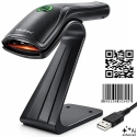 Qoltec svītrkodu skeneris 1D 2D + skenera statīvs | QR | EAN | USB Qoltec svītrkodu skeneris 1D 2D + skenera statīvs | QR | EAN | USB