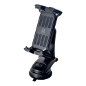 Blue Star Max Wide auto telefona un planšetdatora turētājs ar piesūcekni 4.7-14" melns Blue Star Max Wide auto telefona un planšetdatora turētājs ar piesūcekni 4.7-14" melns