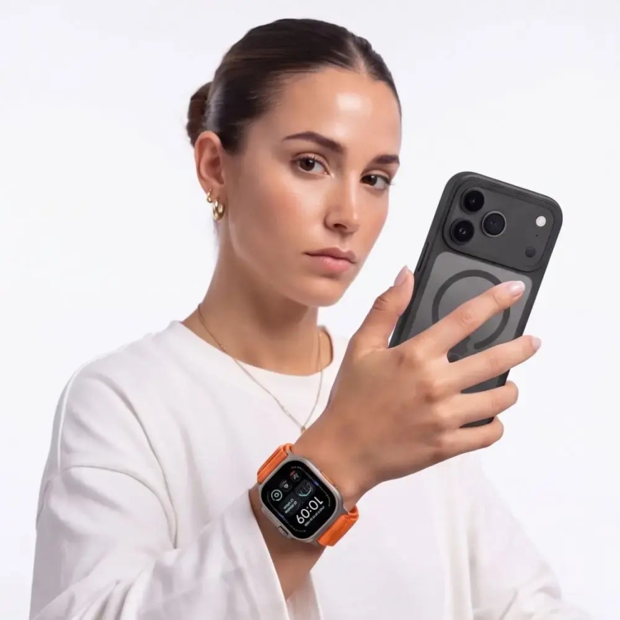 TECH-PROTECT NYLON PRO APPLE WATCH 8 / 9 / 10 / 11 / 12 / SE / ULTRA (44 / 45 / 46 / 49 MM) ORANGE – 4