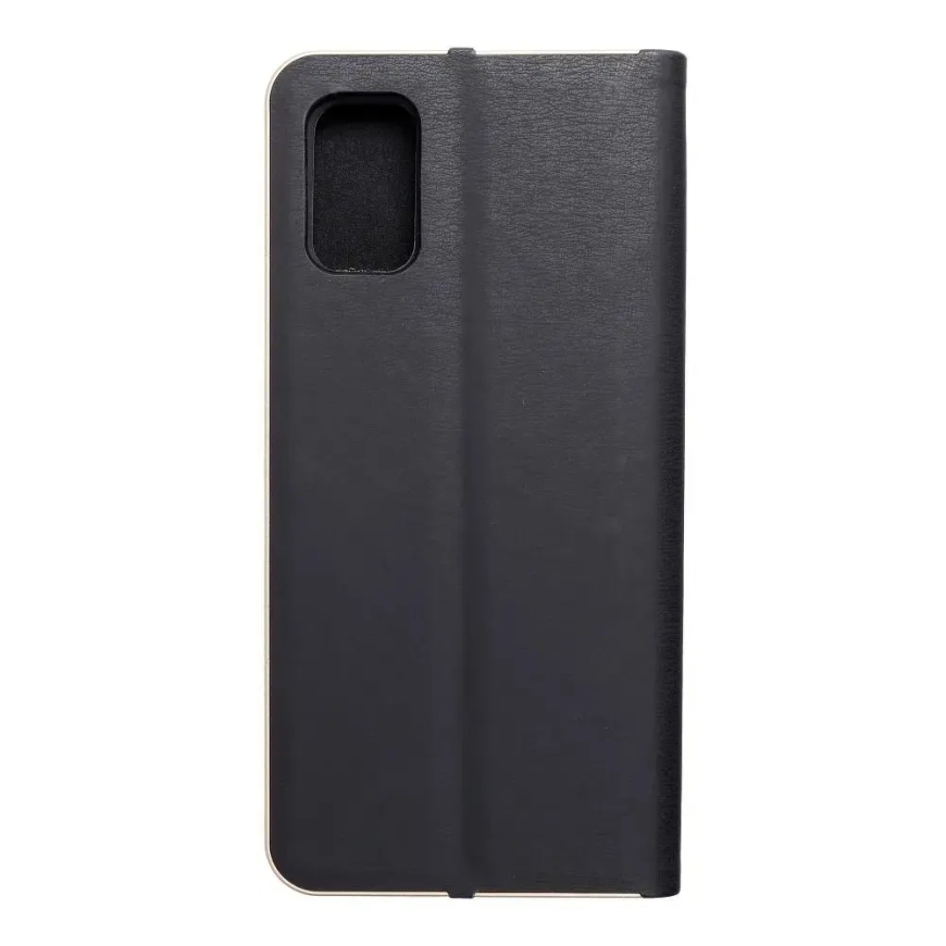 LUNA Book grāmatveida maciņš telefonam Samsung Galaxy A41 (A415) melns – 2