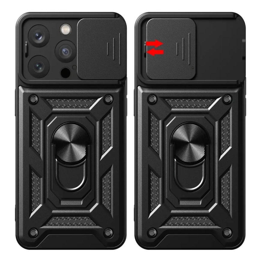 Чехол Defender Slide для Honor 400 черный – 3