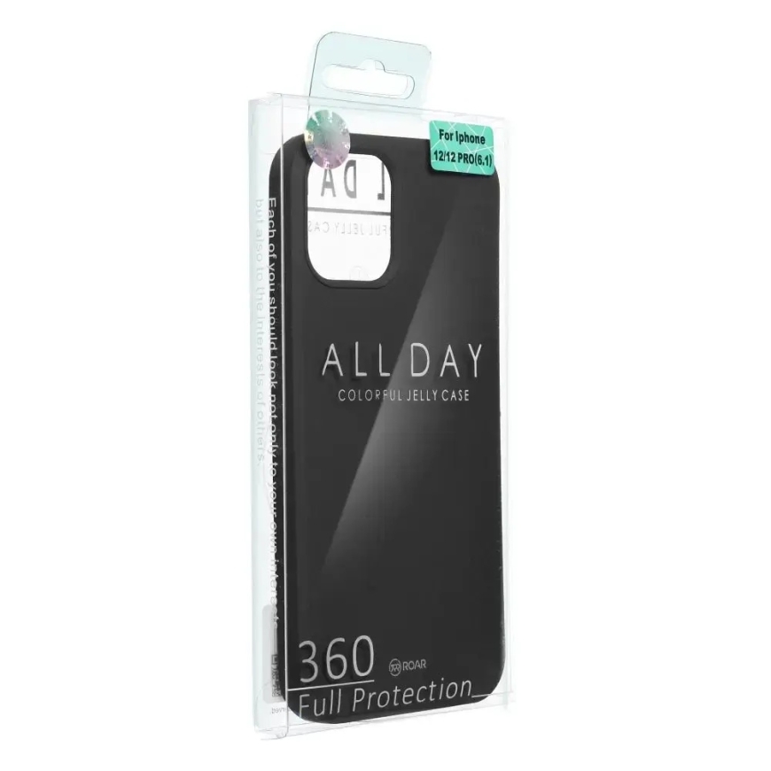 ROAR maciņš ALL DAY COLORFUL JELLY XIAOMI Redmi Note 14 5G Melns – 5