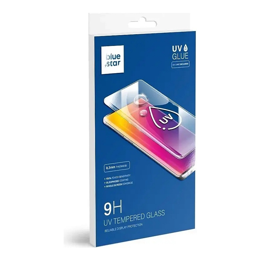 Blue Star UV 3D tempered glass for phone Galaxy S24 Ultra