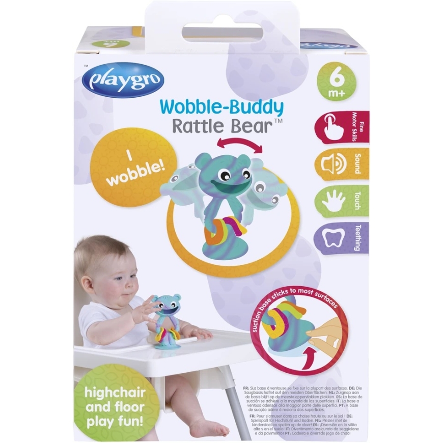 PLAYGRO Wobble-Buddy Rattle Bear, 0188796 – 3