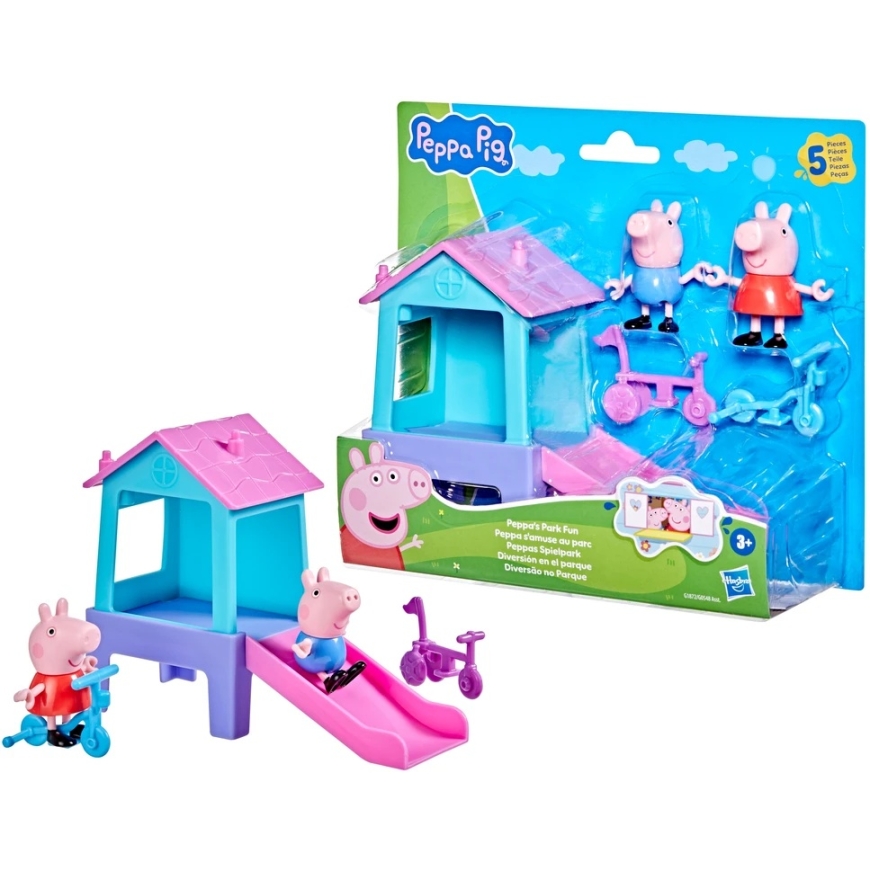 Peppa Pig rotaļlietu komplekts Peppas ārā