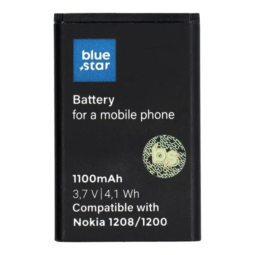 Akumulators Nokia 1208 / 1200 / C1 / 1616 / 1800 1100 mAh Zils Zvaigzne